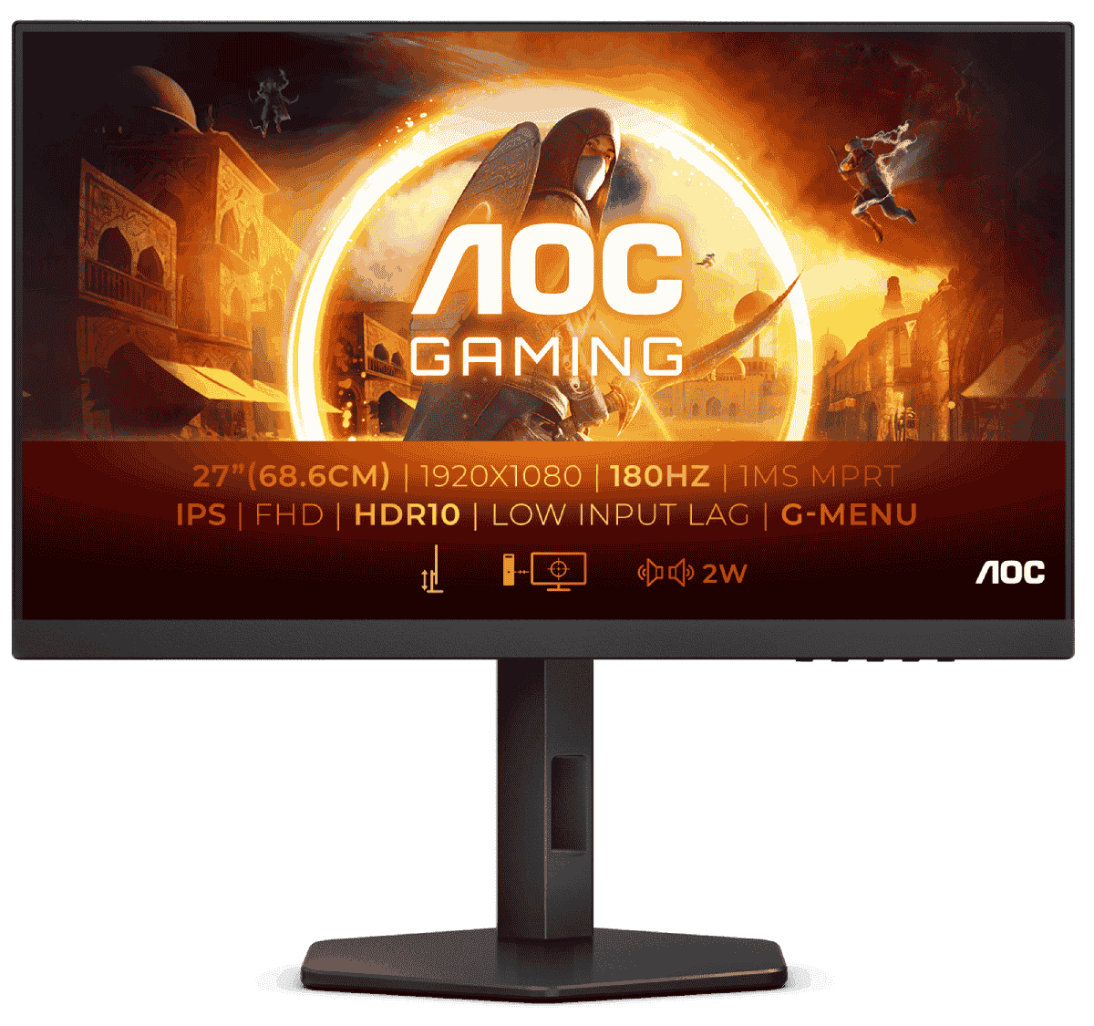 AOC 27 pouces  27G4X - Ecran PC AOC - Cybertek.fr - 0