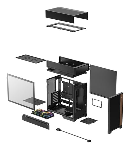 Deepcool CL660 Noir Noir - Boîtier PC Deepcool - Cybertek.fr - 7