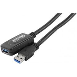 image produit  Câble USB3.0 rallonge Mâle-Femelle 5 m. (ampli) Cybertek