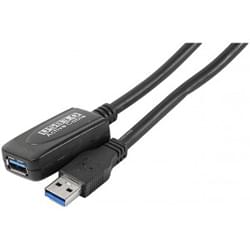 Câble USB3.0 rallonge Mâle-Femelle 5 m. (ampli) - Connectique PC