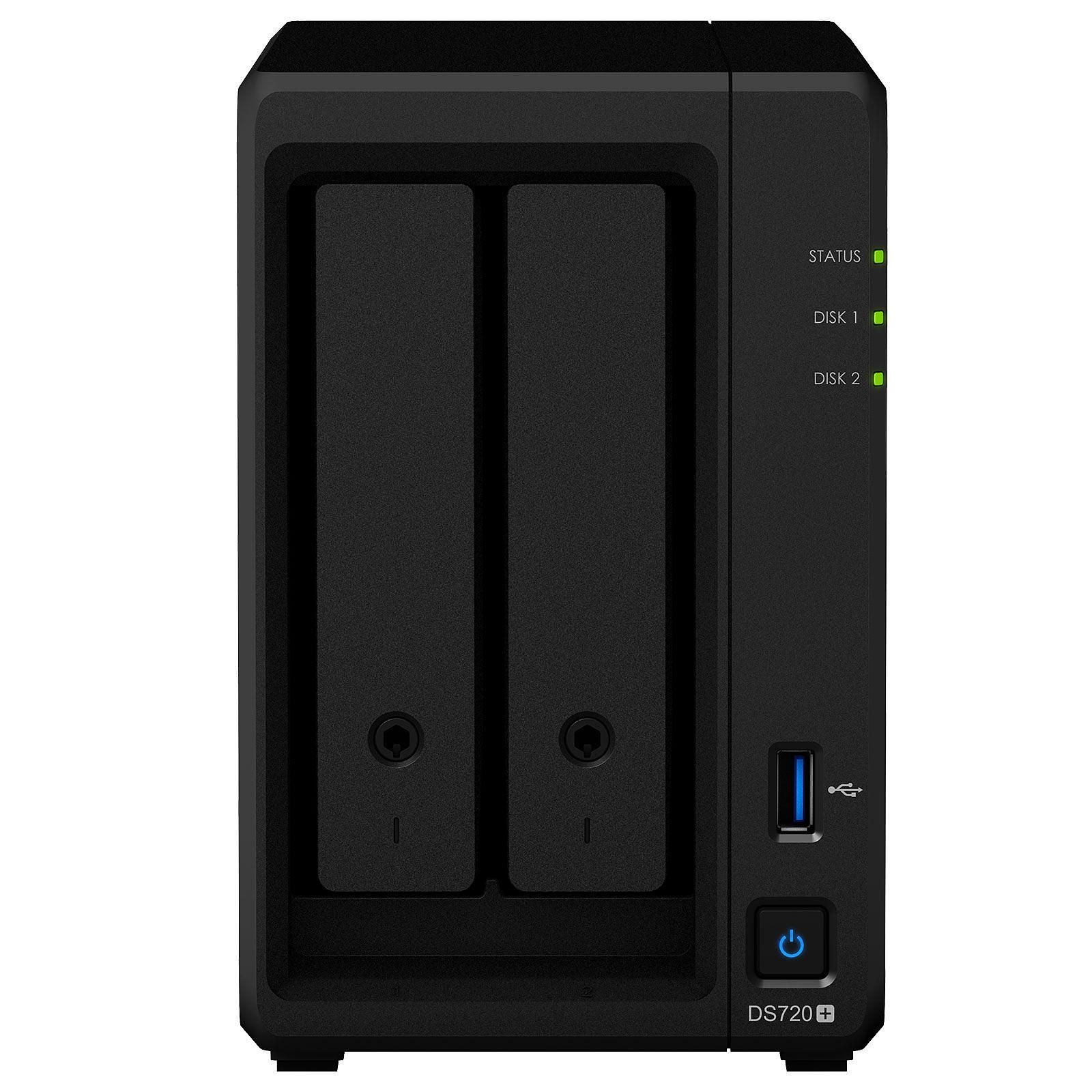 Serveur NAS Synology DS720+ - 2 HDD
