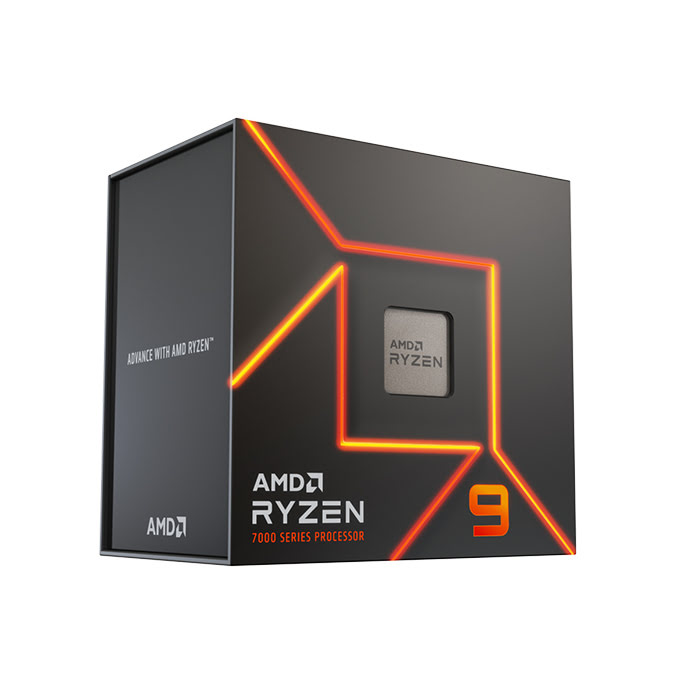 Processeur AMD Ryzen 9 7900X - 5.6GHz/76Mo/AM5/BOX