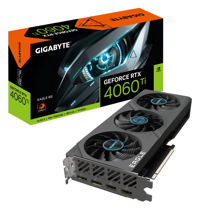 Gigabyte GeForce RTX 4060 Ti EAGLE 8G  - Carte graphique Gigabyte - 0