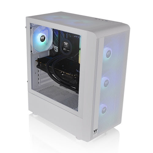 Thermaltake S200 TG ARGB White Blanc - Boîtier PC Thermaltake - 4