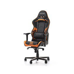 DXRacer Racing Pro R131-NO - Noir/Orange/Simili Cuir/4D