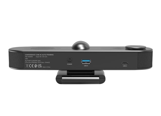 Port Caméra de conférence 4K UHD/Noir - Webcam - Cybertek.fr - 3