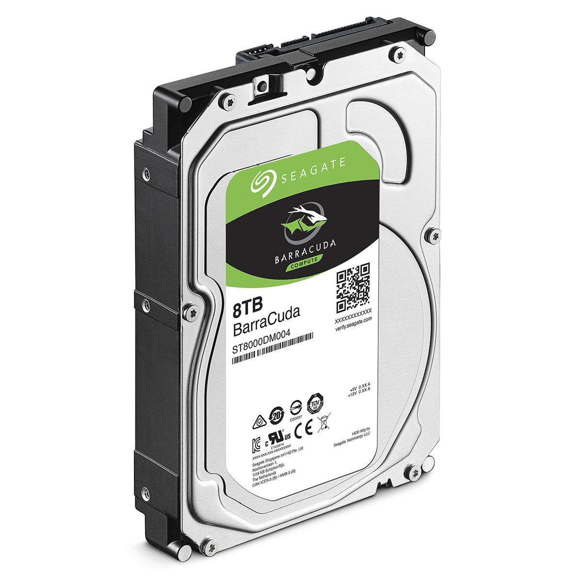 Seagate 8To SATA III 256Mo Barracuda ST8000DM004-Seconde Vie-Très Bon Etat - Disque dur 3.5" interne - 0