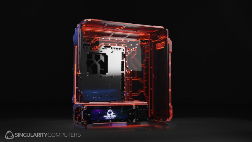 Singularity Singularity Computer Spectre 4 Black Noir - Boîtier PC - 2