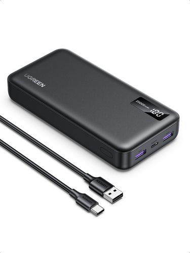 Batterie externe USB-C+2xUSB-A/20000mAh/20W/Noir - 4