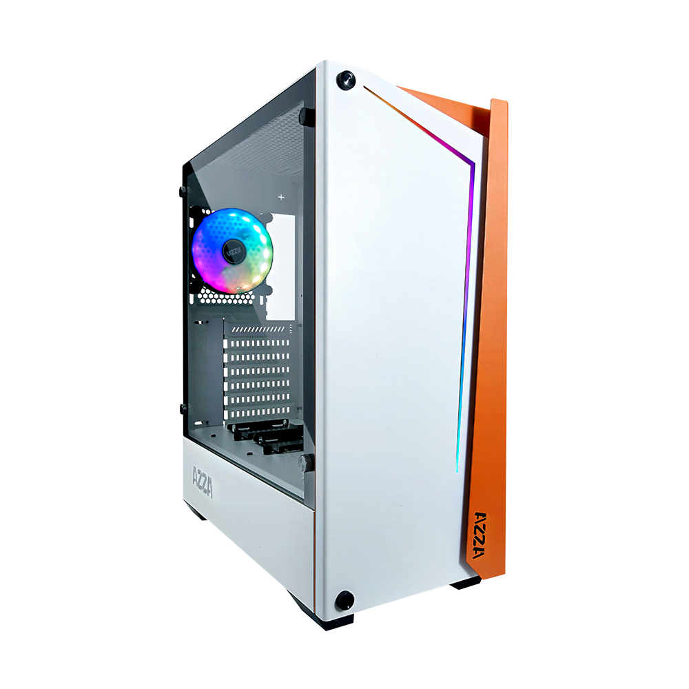 Azza Apollo 430W DF2 Orange - Boîtier PC Azza - Cybertek.fr - 0