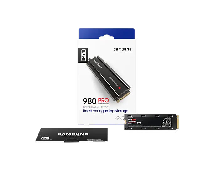 Samsung 980 PRO + Dissipateur  M.2 - Disque SSD Samsung - 6