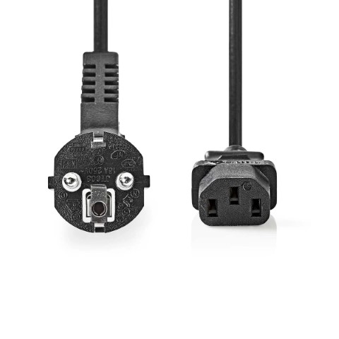 Câble prise de terre mâle/IEC-320-C13 - 3m - Noir - Connectique PC - 1