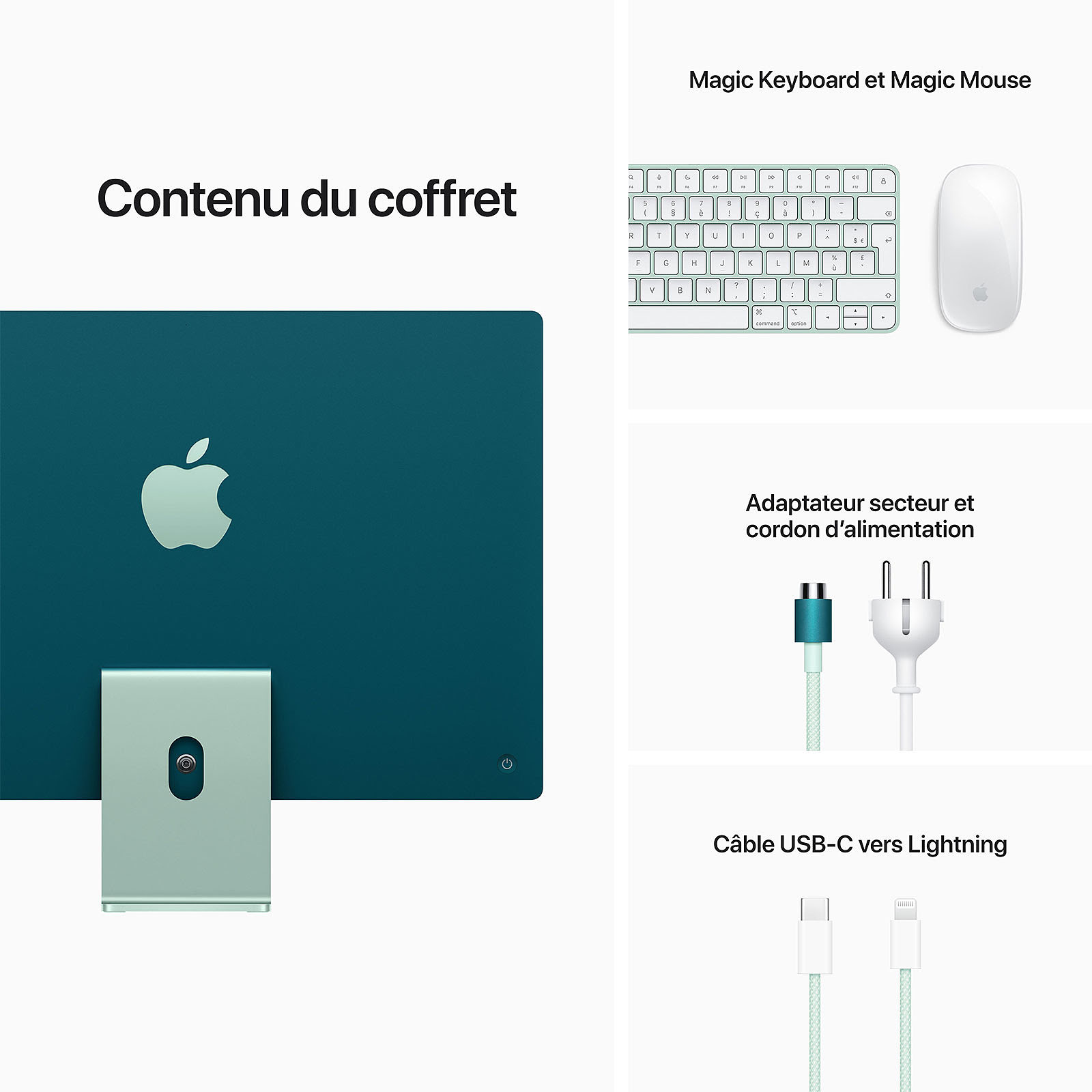 Apple iMac Vert MGPH3FN/A - All-In-One PC/MAC Apple - Cybertek.fr - 1