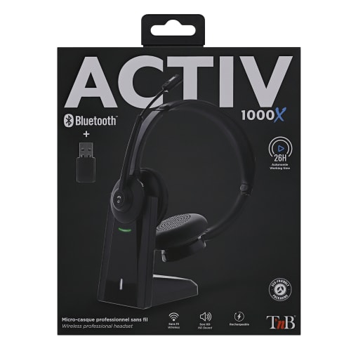 T'nB ACTIV1000X Stereo Noir - Micro-casque - Cybertek.fr - 3