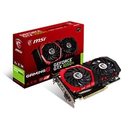 Carte graphique MSI GTX1050Ti Gaming X 4G GTX1050Ti/4Go/DVI/HDMI/DP