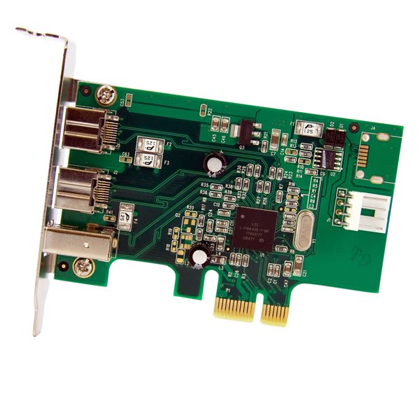 PCI-E 3 ports Firewire 2x800/1x400 Low Profile - Carte contrôleur - 3
