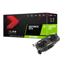 PNY GTX 1660 SUPER XLR8 OC - GTX1660S/6Go/HDMI/DP/DVI