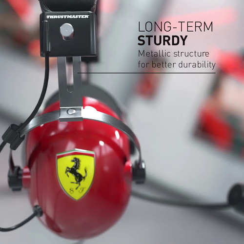 ThrustMaster T.Racing Stereo Rouge - Micro-casque - Cybertek.fr - 9