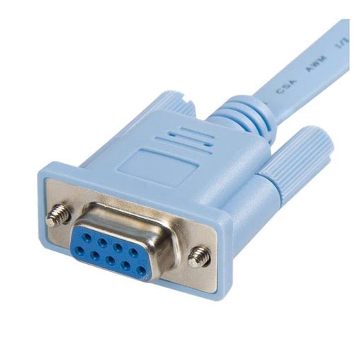 6 ft RJ45 to DB9 Cisco Console Cable - Connectique PC - 1