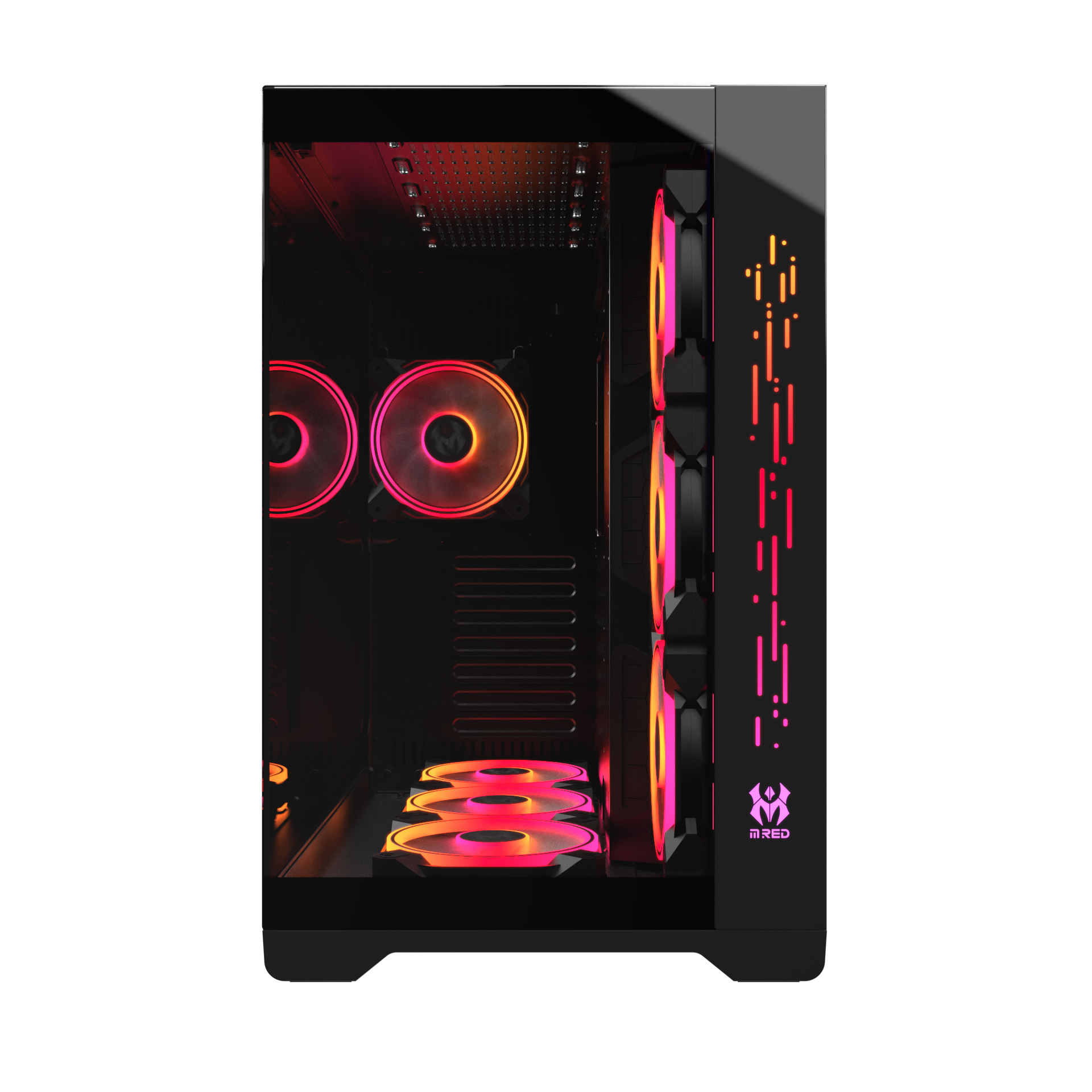 M.RED Crystal Sea Noir Noir - Boîtier PC M.RED - Cybertek.fr - 4
