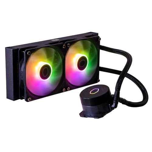 image produit Cooler Master MasterLiquid 240L Core ARGB Noir Cybertek