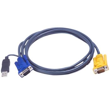 Câble U7 KVM 2L-5202UP 1.80m - Connectique PC - Cybertek.fr - 0