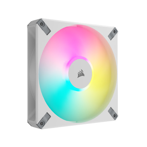 Corsair iCUE AF140 Elite RGB 140 mm Blanc - Ventilateur boîtier - 0