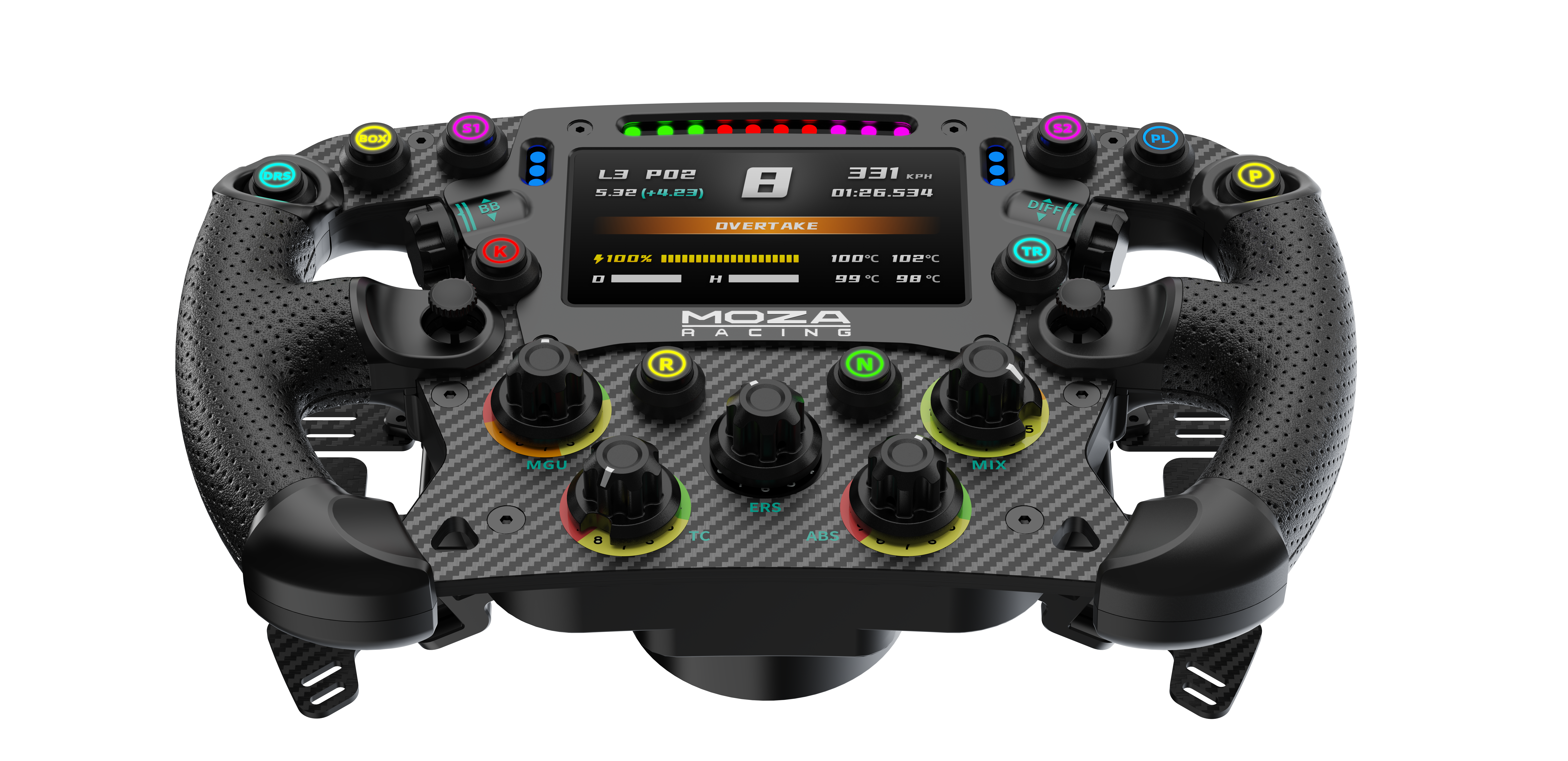 Moza Racing FSR2 Formula - RS068 (RS068) - Achat / Vente Volant PC sur Cybertek.fr - 2