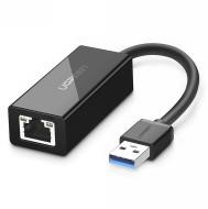Adaptateur RJ45 vers USB 3.0/0.10m/Noir - Connectique réseau - 0
