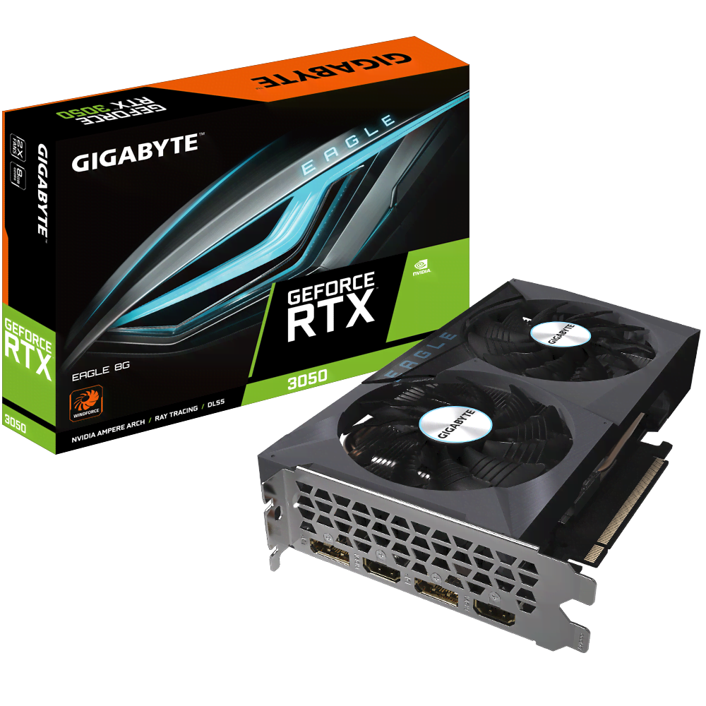 Gigabyte RTX 3050 EAGLE 8G  - Carte graphique Gigabyte - 0