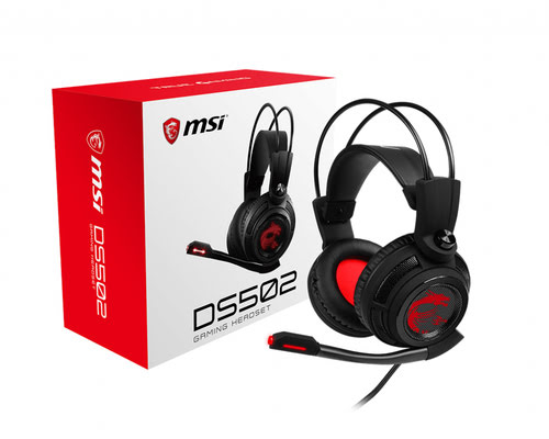 MSI DS502 V2 7.1 Surround Rouge - Micro-casque - Cybertek.fr - 1