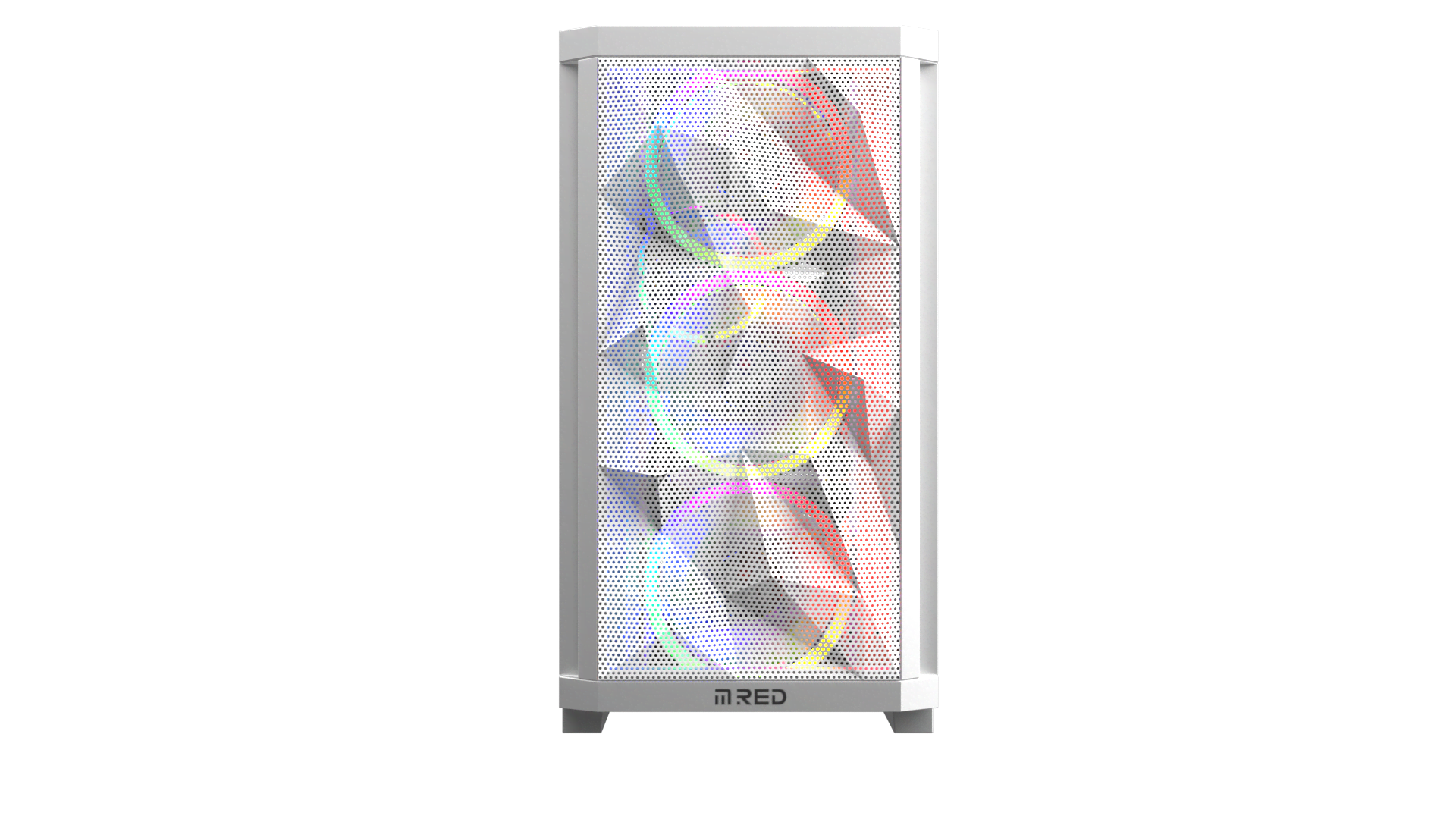 MRED - Boîtier PC Gamer - RGB StarDust Mini - Blanc