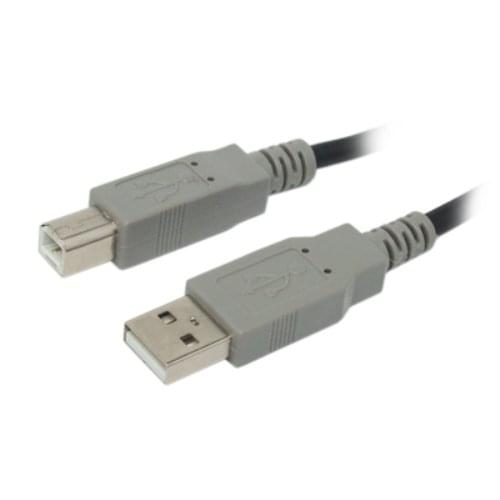 Cable imprimante USB 2.0 AB M/M - 1.8m - Connectique PC - 0