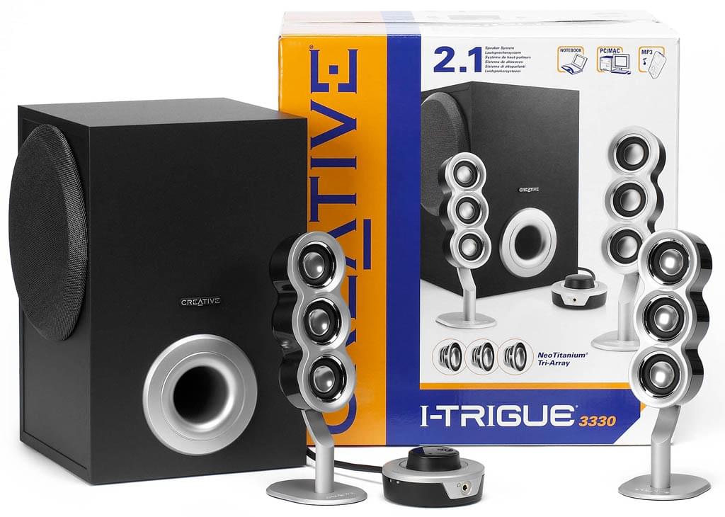 Creative I-Trigue 3330 Noir/Silver 2.1 - Enceinte PC Creative - 0