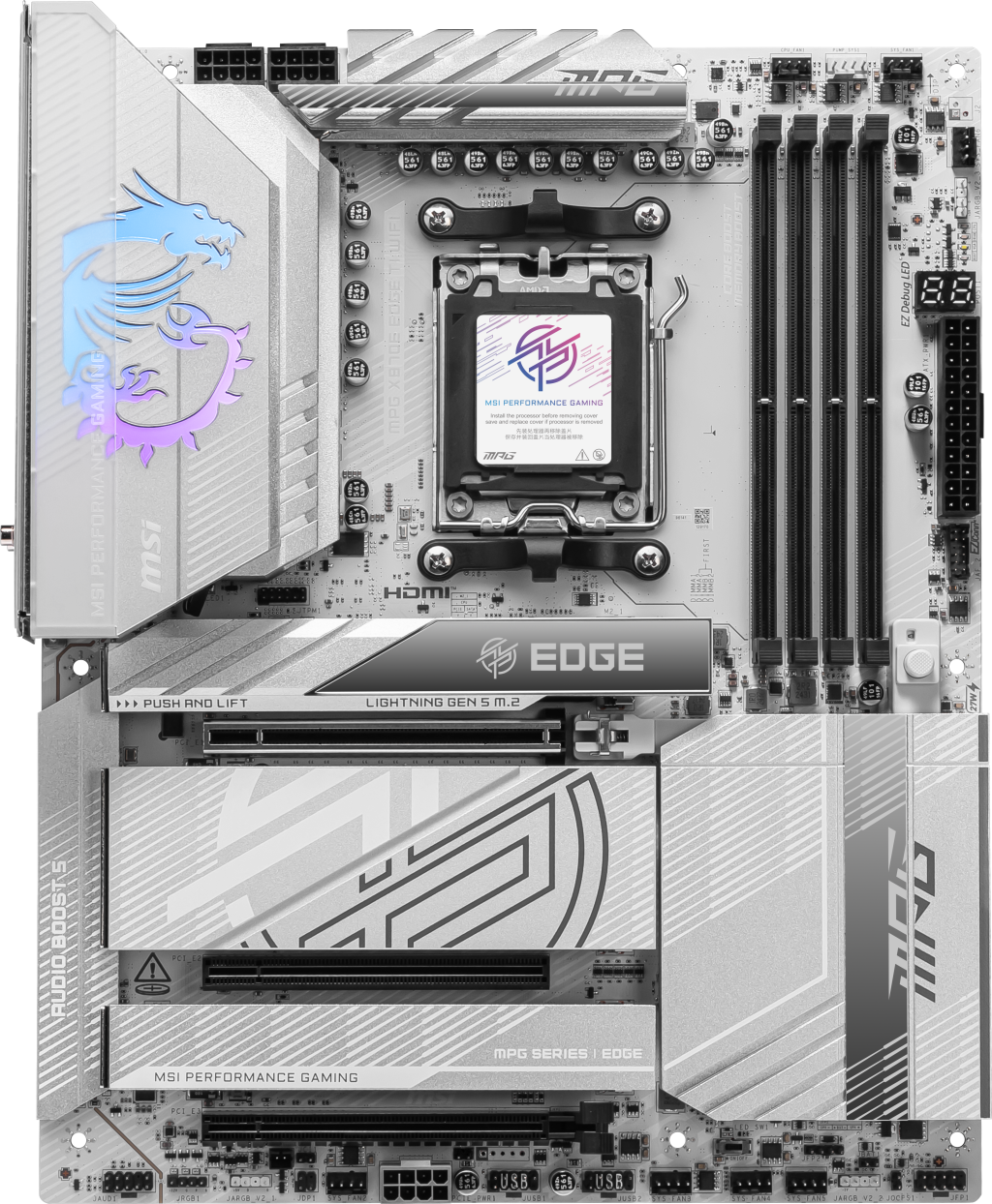 MSI MPG X870E EDGE TI WIFI ATX  - Carte mère MSI - Cybertek.fr - 5