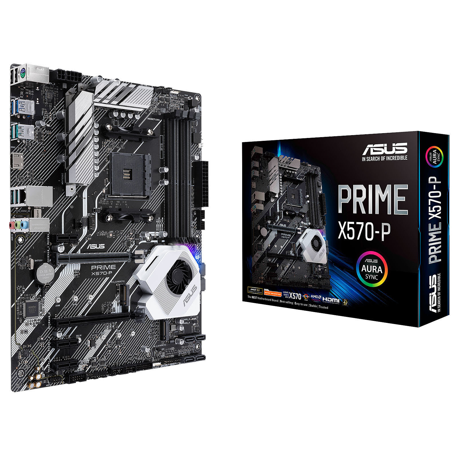 Asus PRIME X570-P ATX  - Carte mère Asus - Cybertek.fr - 0