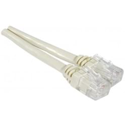 Connectique réseau Cable ADSL 2+ cordon RJ11 torsadé - 10 m