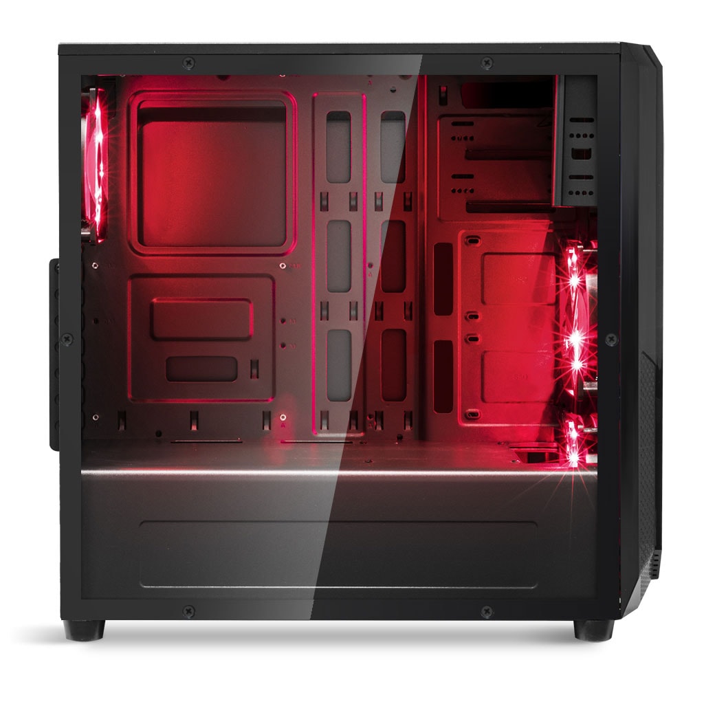 Spirit Of Gamer ROGUE I RED Noir - Boîtier PC Spirit Of Gamer - 2