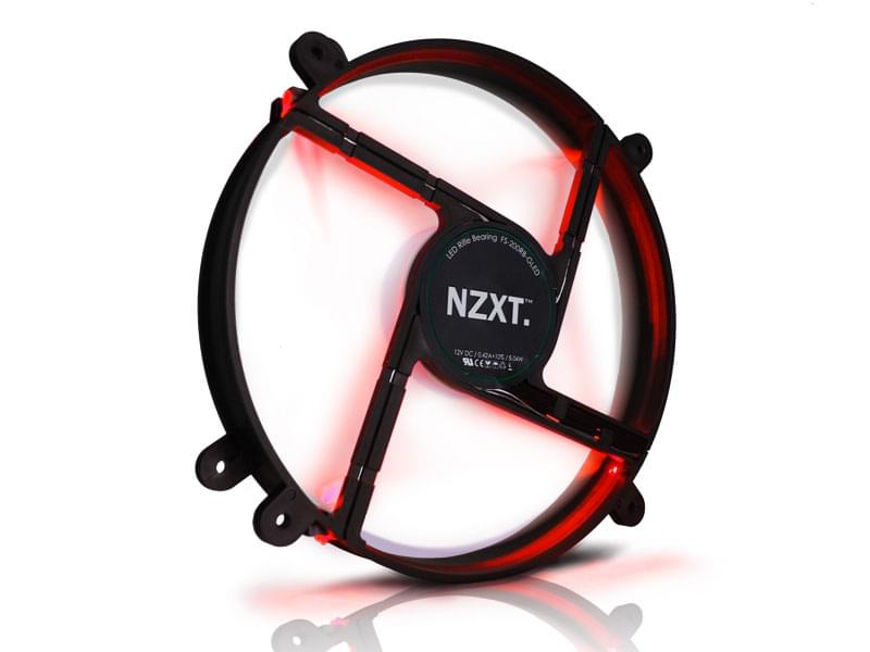 NZXT FS-200 LED Red - Ventilateur CPU NZXT - Cybertek.fr - 0