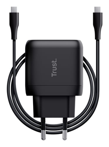 Trust Maxo chargeur 45W USB-C + Câble USB-C - 2m - Noir (25521) - Achat / Vente Chargeur sur Cybertek.fr - 3