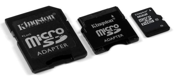 Marque/Marque Micro SDHC 16Go Class 10 + Adapt. - Carte mémoire - 0