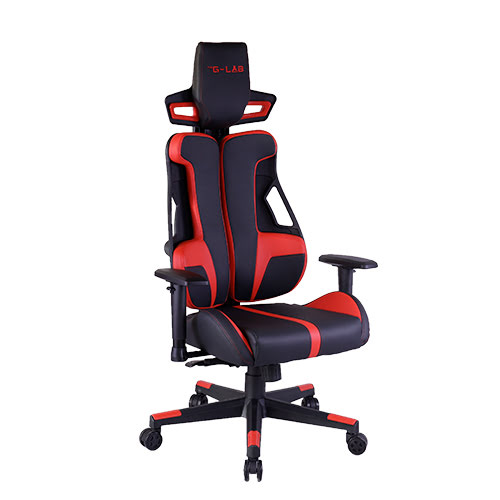 The G-LAB K-Seat Carbon Noir/Rouge - Siège PC Gamer - Cybertek.fr - 4