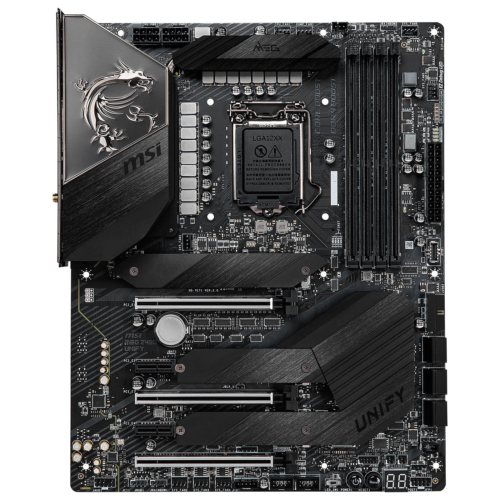 MSI MEG Z490 UNIFY ATX  - Carte mère MSI - Cybertek.fr - 4