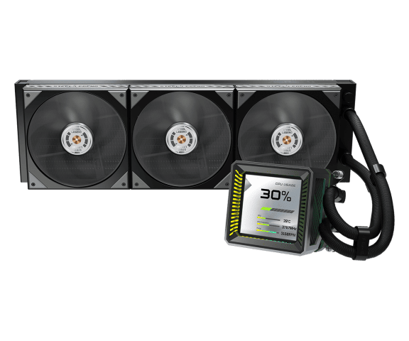 ASRock STEEL LEGEND DARK 360 LCD - 360mm - Noir - Watercooling - 2