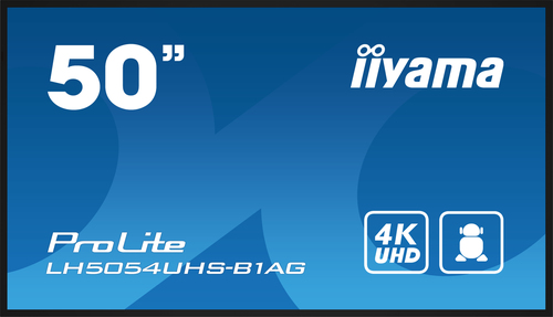 Iiyama LH5054UHS-B1AG (LH5054UHS-B1AG) - Achat / Vente Affichage dynamique sur Cybertek.fr - 1