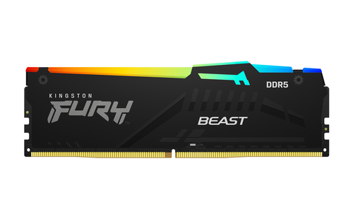 Kingston Fury Beast RGB 16Go (1x16Go) DDR5 6000MHz - Mémoire PC Kingston sur Cybertek.fr - 1