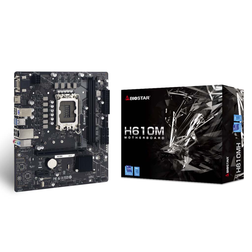 Biostar H610MH Micro-ATX  - Carte mère Biostar - Cybertek.fr - 0