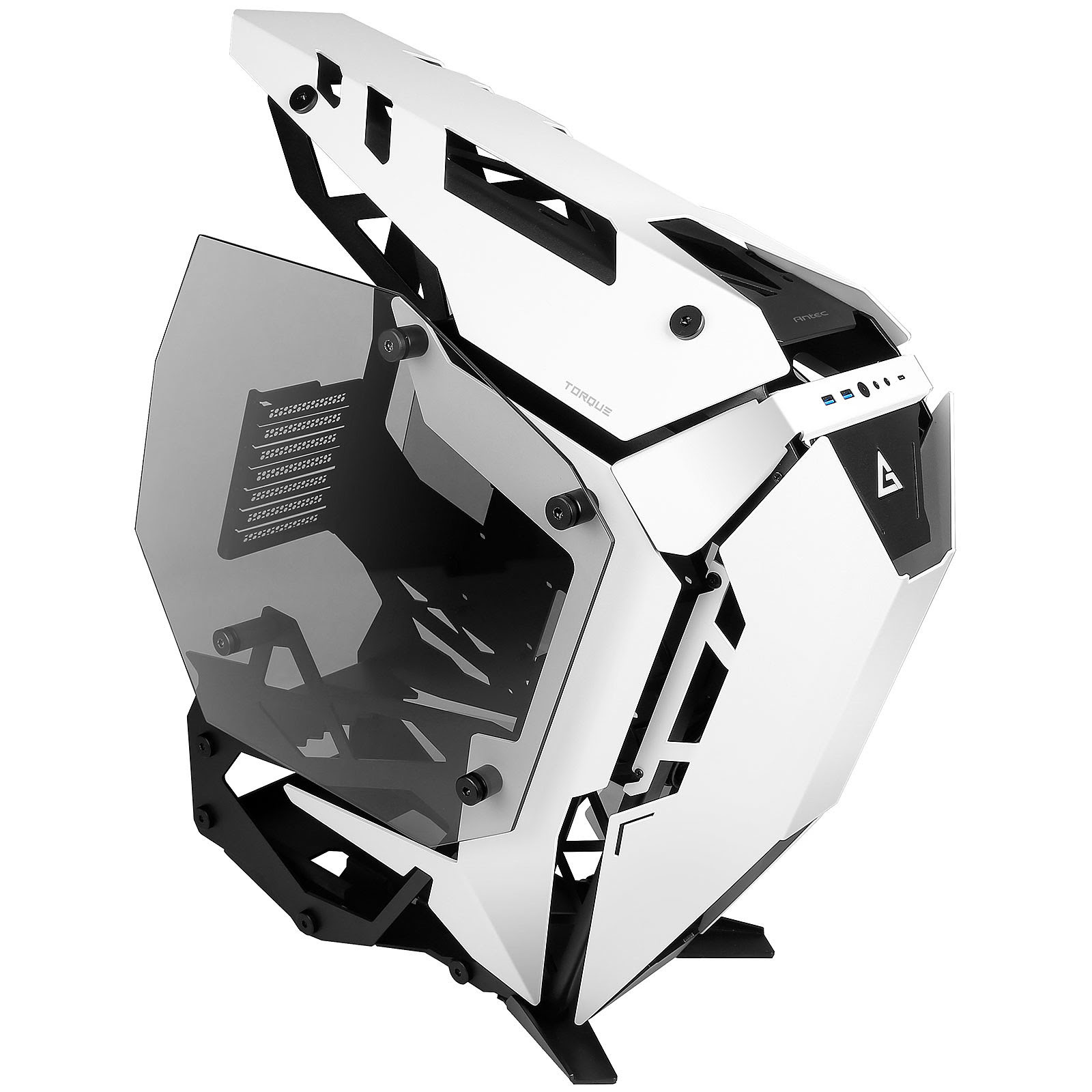 Antec TORQUE Black/White Blanc - Boîtier PC Antec - Cybertek.fr - 0