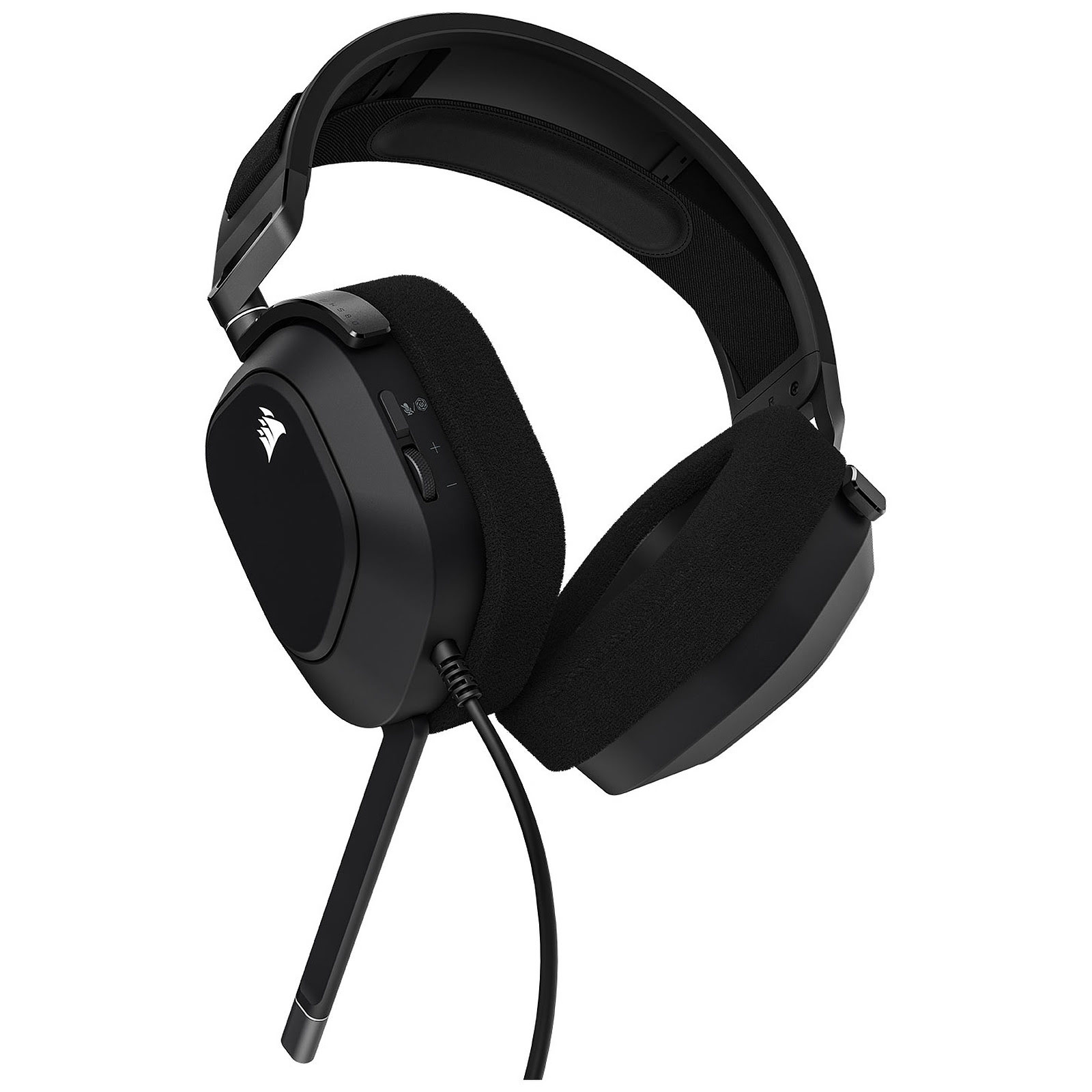 Corsair HS80 RGB USB Carbon 7.1 Surround Gris - Micro-casque - 3