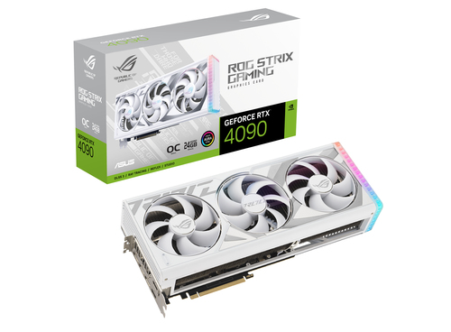 Asus ROG Strix GeForce RTX 4090 Blanc OC Edition 24GB - Carte graphique - 13